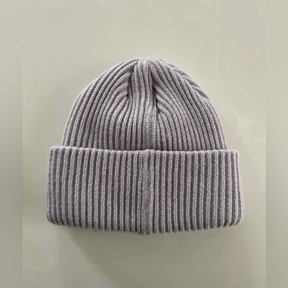 H&M Smiley Face Lavender Knit Beanie - Picture 4 of 5